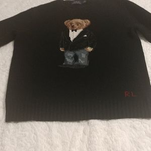 Men's Teddy Bear Polo Sweater
